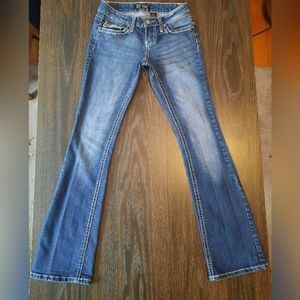 ZCO rhinestone flair Jeans